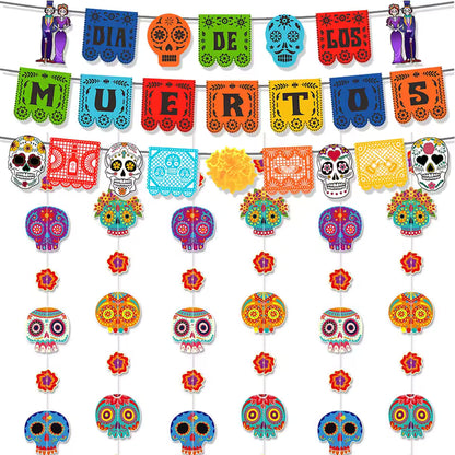 Espirales Colgantes de Calaveras