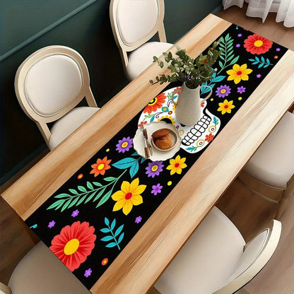 Camino de Mesa Calaveras de Azúcar Día de Muertos