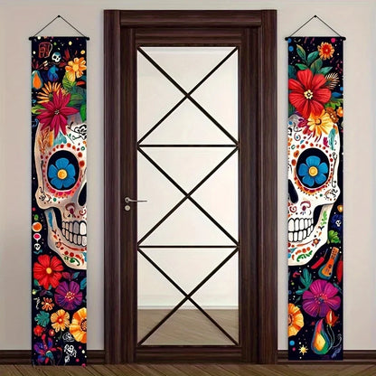 Pancarta Señal Mexicana Día de los Muertos (2 uds.)