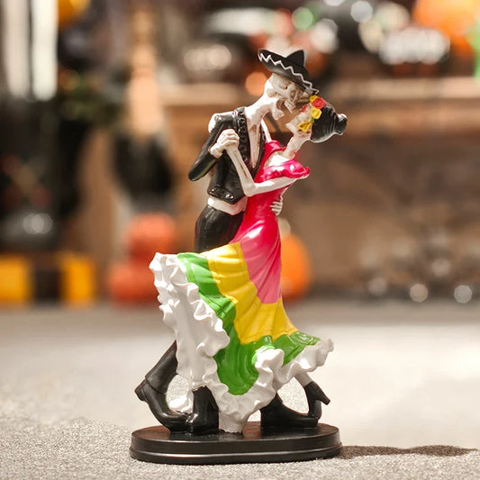 Estatua Esqueleto Bailarín Día de los Muertos