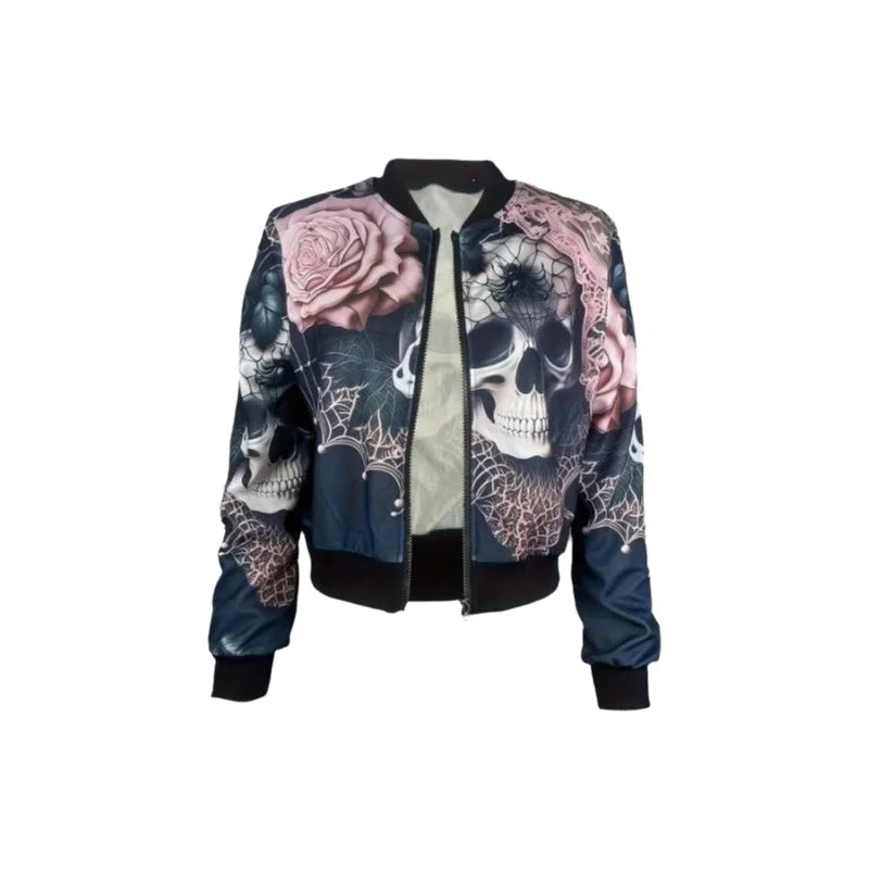 Chaqueta Halloween calavera - tela