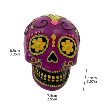 Estatua de Calavera Decorativa Día de los Muertos