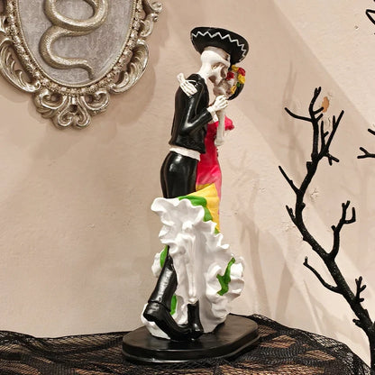 Estatua Esqueleto Bailarín Día de los Muertos