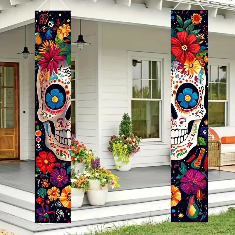 Pancarta Señal Mexicana Día de los Muertos (2 uds.)