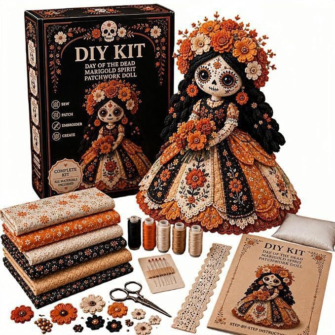 Kit para DIY de Muñeca de Retazos