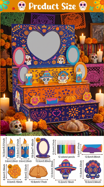 Alta GRANDE De Ofrenda Dia De Muertos 1*1.70*80